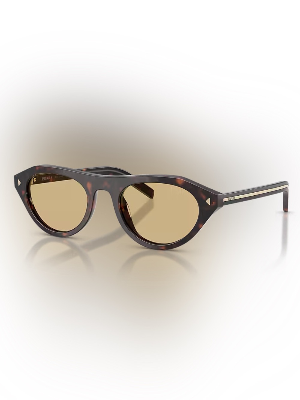 NEVER WORN Prada Tortoise Brown Sunglasses